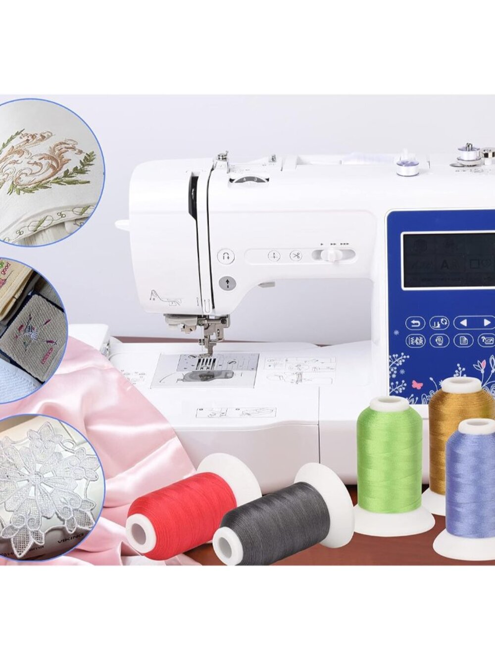 63 Colors Polyester Embroidery Machine Thread Kit - Picture 4 of 7
